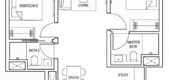 pinetree-hill-floor-plan-2-bedroom-premium-study-type-2bps2-singapore
